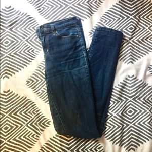 BDG skinny high waisted dark wash jeans